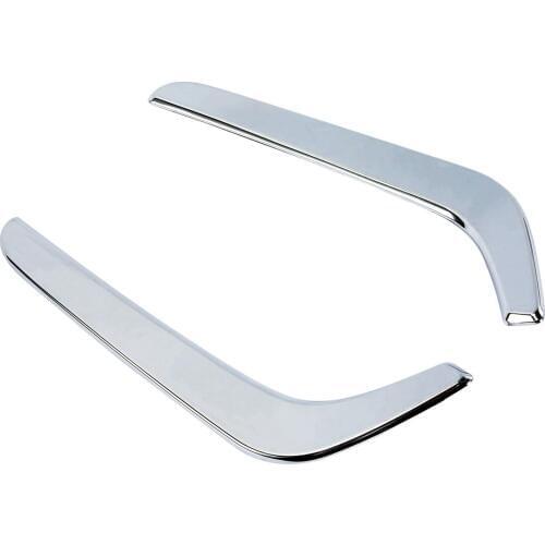 Chrome Front Fog Light Lamp Eyebrow Foglight Eyelids Trim Cover Decoration Accessories Fit For Honda CR-V CRV 5th 2017 2018 2019