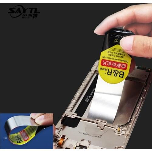 Pry Blade Curved Screen Opener Tool Curved Screen Mobile Phone Disassembler 0.09mm Stainless Steel Card Smart Phone Repair Tools
