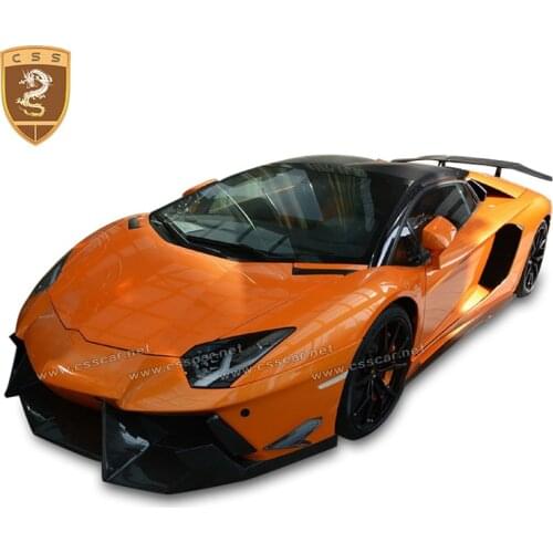 Car body kits Front bumper Rear bumper Side skirts Rear spoiler For Lamborghini Aventador lp700 Lp720 Car Styling 11-15