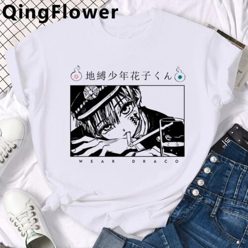Anime Toilet Bound Hanako Kun summer top t shirt male casual couple clothes streetwear 2021 t-shirt aesthetic harajuku kawaii