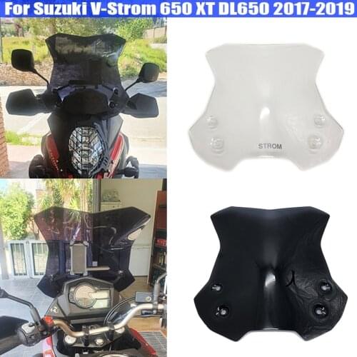 DL650 2017-2019 Windscreen Windshield For Suzuki V-Strom 650 XT DL650 2017 2018 2019 Wind Shield Screen Protector Parts