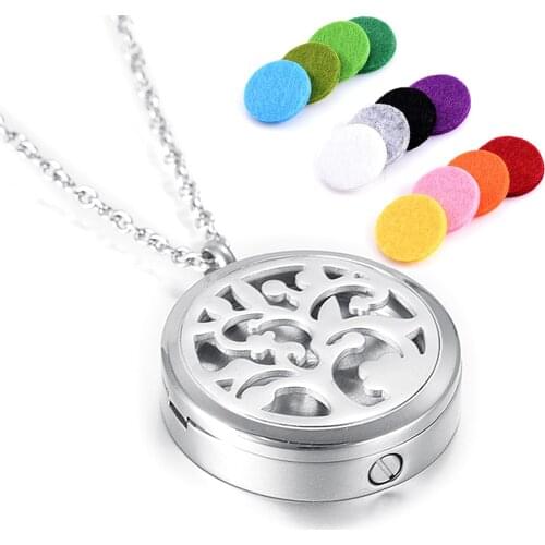 MJX0012 Muiltfunctional Pendant !!! Essential Oil Diffuser Charm Necklace & Stainless Steel Cremation Necklace for Ashes