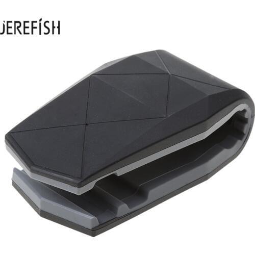 JEREFISH Adjustable Alligator Clip Vehicle-mounted Mobile Universal Car Phone Holder Stand Scaffold Holder Cradle Mount Bracket