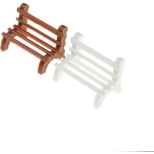 Park Benches Furniture Crafts Modern Accessories Toys Courtyard Decoration Miniature For 1:12 Dollhouse Garden Ornament