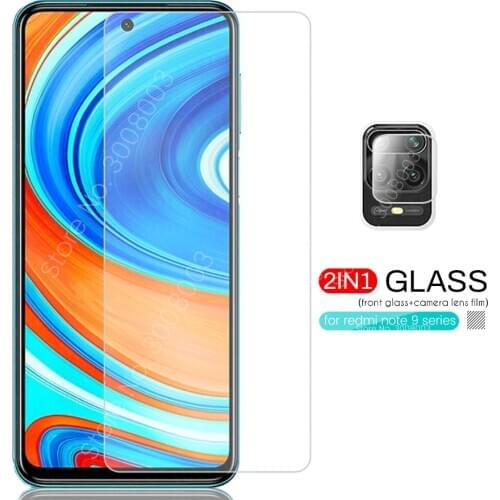 Glass on redm note 9 s glass 2-in-1 camera glass for xiaomi redmi note 9s redmy not 9 pro note9pro note9s note9 protective film