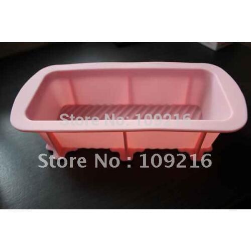 Green Good Quality 100% Food Grade Silicone Cake Mold/Muffin Pan Rectangle Cake Mold