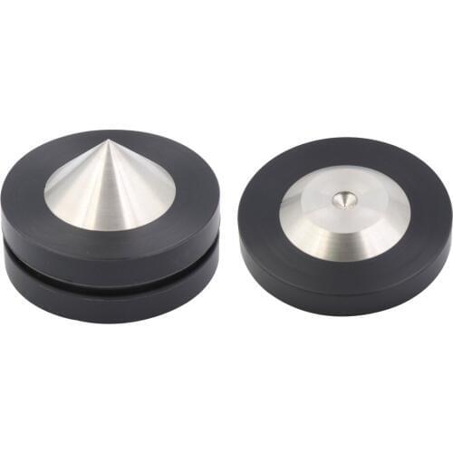 39mm Stainless Steel Speaker Shockproof Spike Amplifier Isolation Stand Feet Holder Damping Nail Base Pad