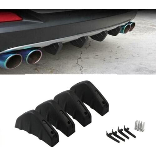 4pc 2021 Universal Car Rear bumper decorative rear spoiler accessories for Honda CR-V XR-V Accord Civic FIT Jazz City Civic JADE