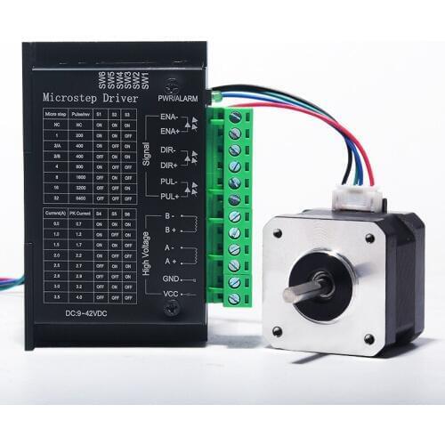 42 stepper motor set 42BYGH34 torque 0.28N.M length 34MM+ TB6600 drive 4.0A