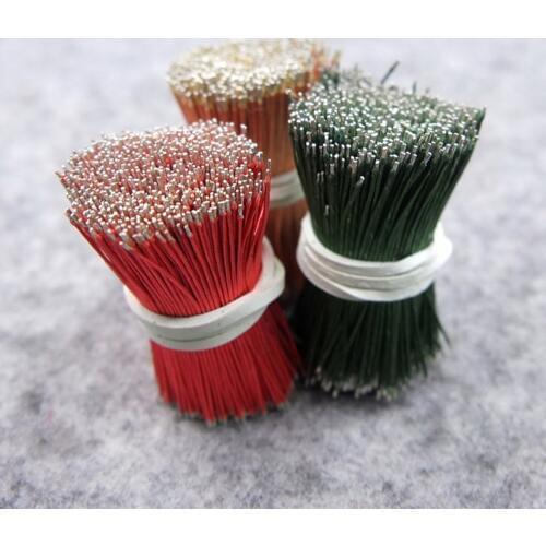 50Pieces/Lot 11mm 20mm Diy Earphone unit welding Cable OFC enameled wire upgrade socket pin bridge cable