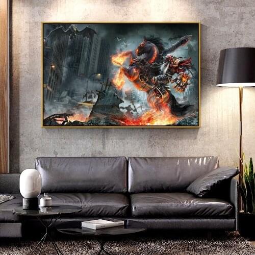 Artcozy Oil Canvas Painting darksiders_warmastered_edition For Home Decoration Wall Art
