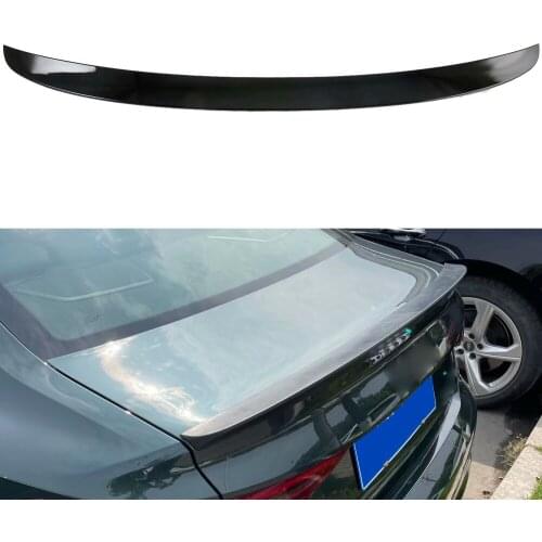 Car Accessories for Audi A3 8Y Sedan 2020 2021 2022 ABS Rear Trunk Wing Spoiler Molding Strip Cover Trim