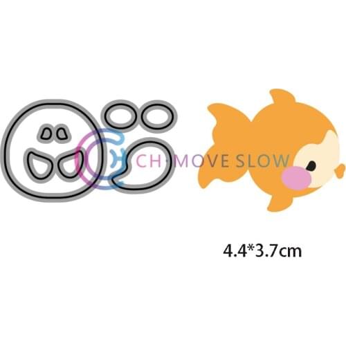 CH Goldfish Metal Cutting Dies Stencils for DIY Scrapbooking/photo Album stamps Decorative Embossing DIY Paper