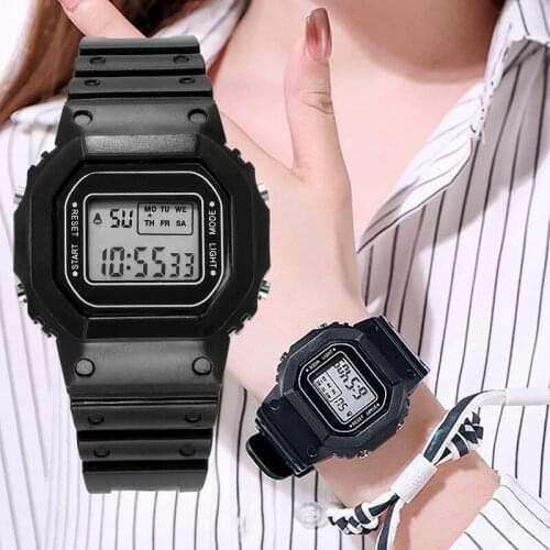 Top Quality Luxury Brand LED Luminous Simple Ladies Watch 9 Color Casual Multifunctional Waterproof Watch Reloj De Mujer Clock