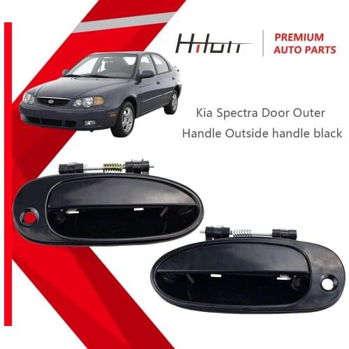 Black Exterior Outside Door Handle Left Right For Kia Sephia 1998 1999 2000 2001 Spectra 2000 2001