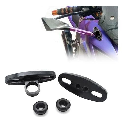 CNC For Kawasaki Rearview Mirror Holder Adapter Mounts Assembly Ware Adaptor Z1000SX ER6N/F ninja 250R/300 z1000 z900 z800 ZX10R