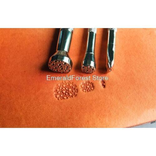 Leather carving leather art tools Printing tools Alloy version fish skin printing tools Large Medium Small