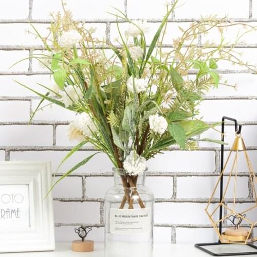 Artificial Dandelion Flower Plastic Silk Plants For Home Decor Wedding Bridal Accessories High Quality Artificial Flowers Grass