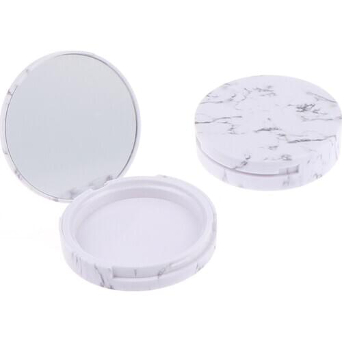 Makeup False Eyelashes Storage Organizer Box Travel Lashes Holder Case Double Marbling DIY 3D False Eyelash Packaging Box