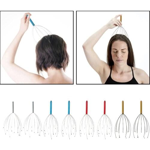 Scalp Massagers for Deep Relaxation Hair Stimulation Stress Relief Head Scratcher Relax Stress Relief Scalp Massager Octopus