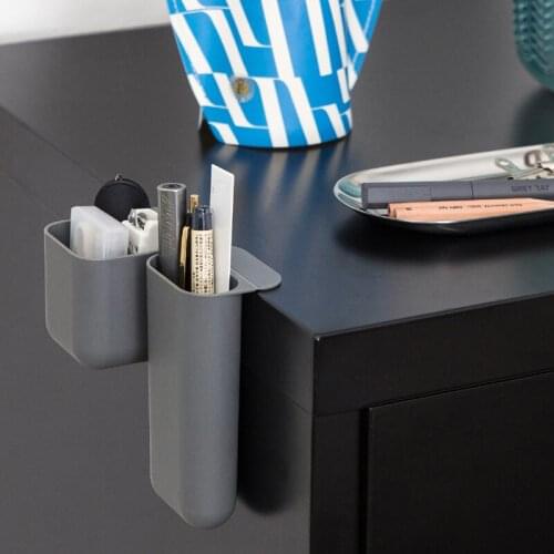 Plastic Pencil Holder 2020 Creative DIY Multigrid Paste Storage Box Desktop Organizer Home Office Storage Desk Container Holders