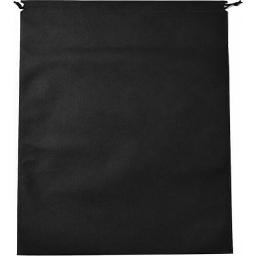 Wholesale Custom Logo Christmas Gift Jewelry Bags 50pcs/Lot 25x35cm Black Large Wedding Decoration Packaging Non Woven Bag