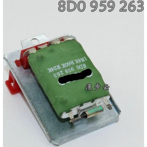 For Applicable to Passat B5 2000-2009 Air conditioning resistance Manual air conditioning blower resistance 8D0 959 263