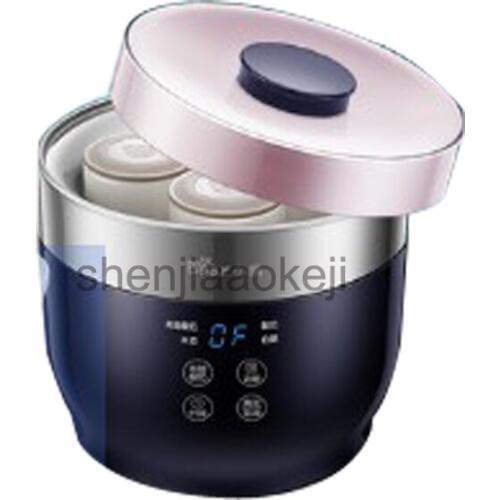 SNJ-C10T1 Home Fully Automatic Yogurt Maker 4 Ceramic Yogurt Cup Rice Wine Cheese Greece Yogurt Machine 220v20w1pc