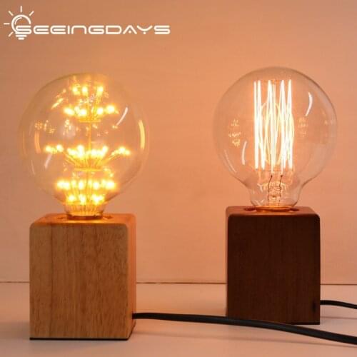 Bedroom Bedside Lamp Creative Simple Modern Small Night Lamp Warm Nursing Warm Light Nordic Personalized Wooden Desk Lamp