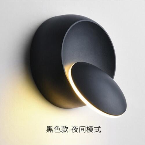 Led wall light home improvement corridor bedroom bedside lamp interior modern minimalist hotel room stairs round lamp LB022104