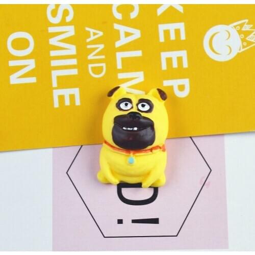 10pcs/lot Kawaii Simulation Resin Dog Cabochon Flatback For Kids DIY HeadClip Scrapbooking Mobile Craft Favor