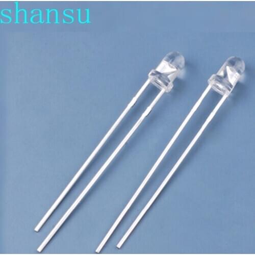 100PCS/LOT 3mm RGB 7 color fast flash LED light-emitting diode (LED) New products and
