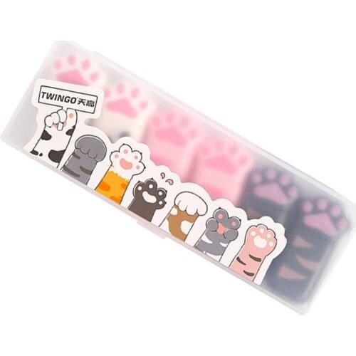 6pcs/box Cute Cat Claw Correction Tape Japanese Stationery Cartoon Corrective Pen for Students School Supplies Stationery
