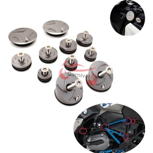 Motorcycle accessories frame hole cover plug decoration ForBMW R 1200GS R 1200 GS R1200GS LC Adventure 2013- 2017