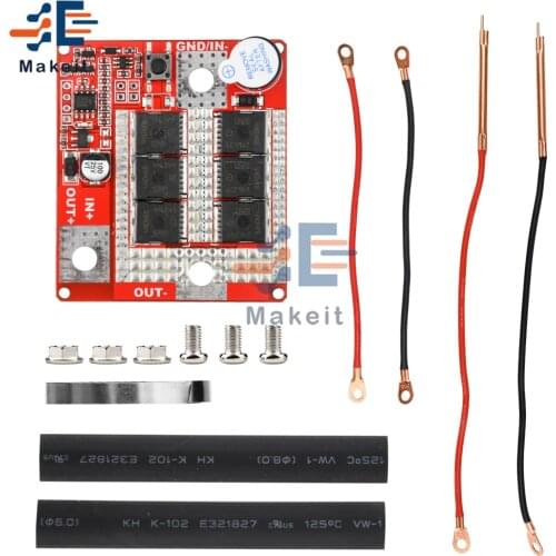 Spot Welding Machine Welding Pen Full Set of Accessories DIY DC 6-18V Portable 6MOS Motherboard Module 90-200A for Car Battery