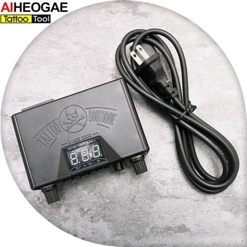 Tattoo Power Supply Digital LCD Tattoo Machine Kits Power Supply with Fitted Plug TPS208