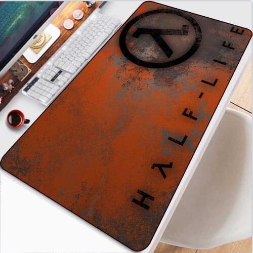 Gamer Half Life Large Mouse Pad Laptop Game Anime Keyboard Carpet Game Accessories Mouse Pad Anti-skid Mat Gaming Mousepad Xxl