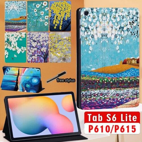 Tablet Case for Samsung Galaxy Tab S6 Lite 10.4 inch 2020 SM-P610/SM-P615 Leather Protective Cover for S6 Lite 10.4