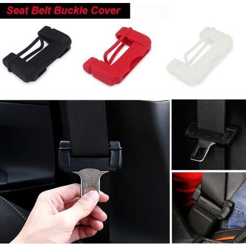 2x Car Accessories Seat Belt Buckle Cover For Mitsubishi motors asx lancer 10 9 x outlander xl pajero sport 4 l200 carisma