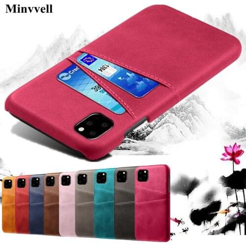 For iPhone 11 Pro MAX 11Pro XI Card Slots Holder Phone PU Leather Case For iPhone 11 11Pro Max XIpro 2019 Cover Fundas Capa