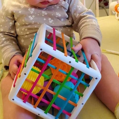New Baby Colorful Shape Blocks Sorting Game Montessori Learning Educational Toys For Children Bebe Birth Inny 0 12 Months Gift