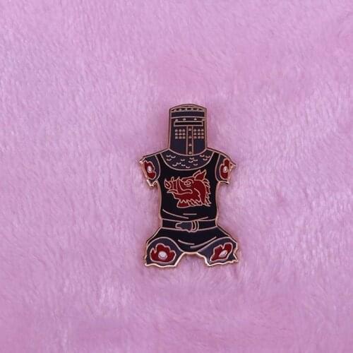 Black Knight Just A Flesh Wound Enamel Lapel Pin