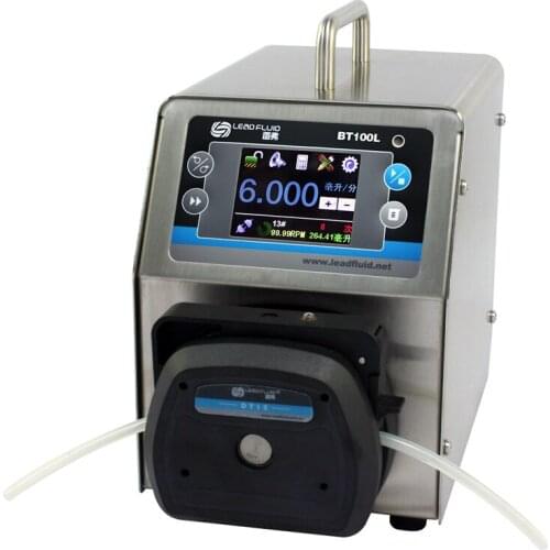 BT100L DT15-14 Pump Head Intelligent peristaltic pump Precise Adjustable Flow Control Lab Liquid Pumps 0.05-400 ML/MIN