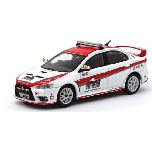 Tarmac Works Diecast 1/64 Scale LANCER Evo10 X Police Car Model Alloy Toys Car Static Decoration Adult Collection Boy Gift