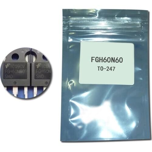 5pcs FGH60N60SFD TO-247 FGH60N60 TO247 60N60 IGBT 600V 60A New and Original IC Inverter Welding Machine Tube Diy Electronic