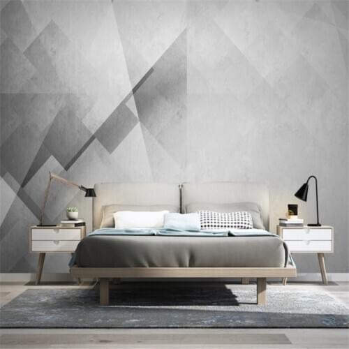 Custom Mural Wallpaper Modern Minimalist Geometric Abstract TV Background Wall Painting