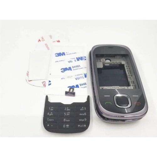 New Full Complete Mobile Phone Housing Cover Case+English Keypad For Nokia 7230