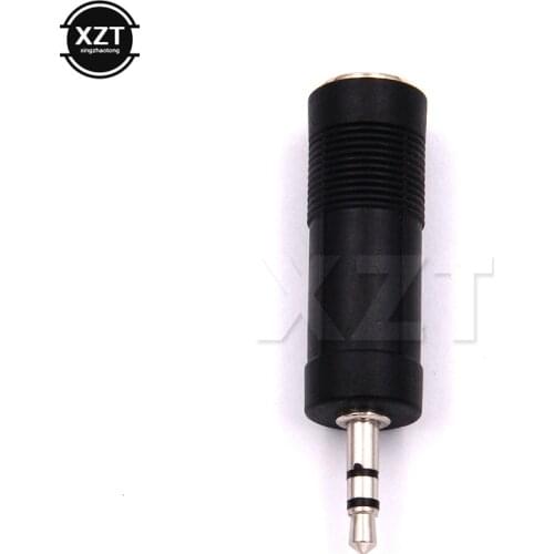 Microphone 6.5 to 3.5 conversion Port head revolution of 3.5 mm 6.5 mm female microphone MIC audio adapter converter