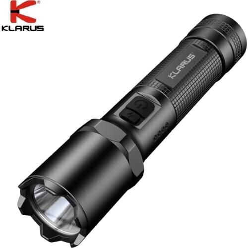 Klarus A1 Police Flashlight 1100LM LED Tactical Flashlight WithType-C Charging for Self-defense Weapon, Law Enforcement