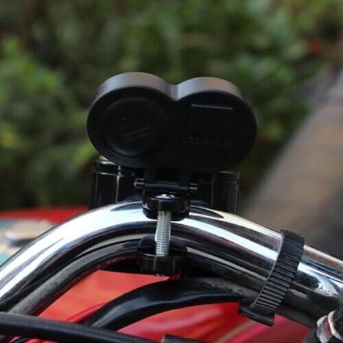 Motorcycle Lighter 12V-24V Motorcycle Handlebar USB Charger Waterproof Lighter Socket motorbike accessories 2020